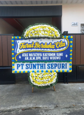 Papan Bunga Duka di Bukit Raya